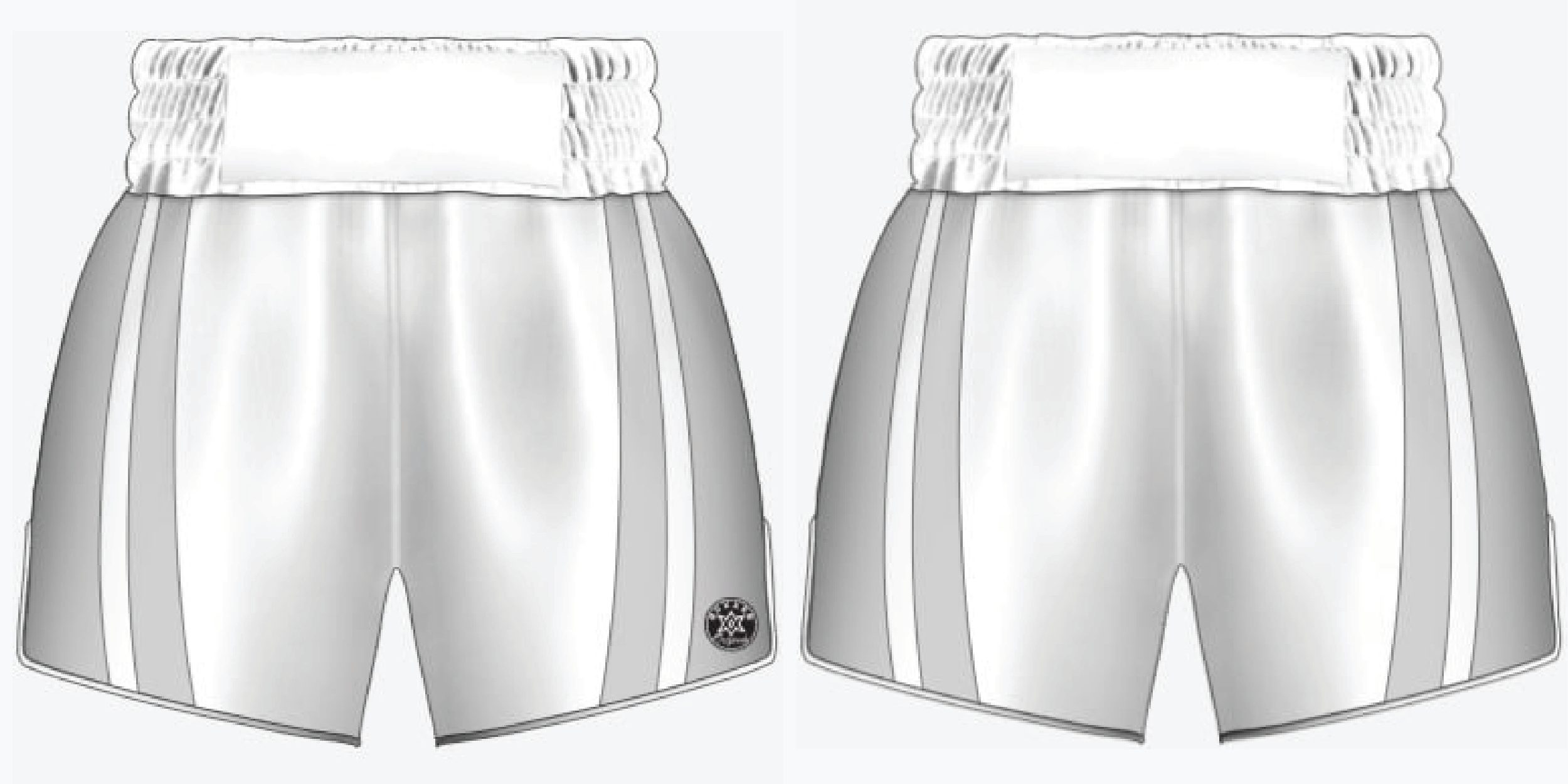 Double Panel MTS New | Custom Muay Thai Shorts | Boxxerworld